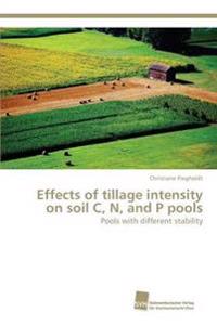 Effects of tillage intensity on soil C, N, and P pools