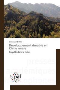 Développement Durable En Chine Rurale