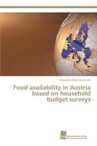 Food availability in Austria based on household budget surveys