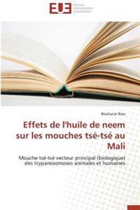 Effets de l'huile de neem sur les mouches tsé-tsé au Mali
