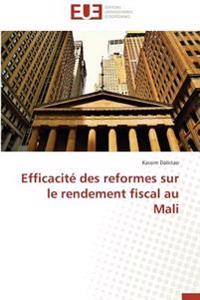 Efficacité des reformes sur le rendement fiscal au Mali