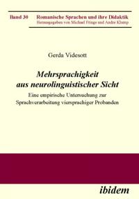 Bokomslag för "Videsott, G: Mehrsprachigkeit aus neurolinguistischer Sicht"