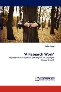 "A Research Work"