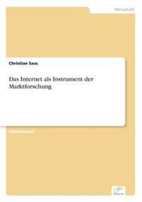 Das Internet als Instrument der Marktforschung