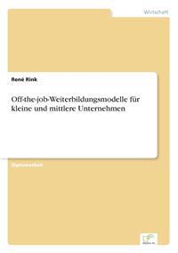 Off-the-job-Weiterbildungsmodelle für kleine und mittlere Unternehmen