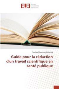 Guide pour la rédaction d'un travail scientifique en santé publique