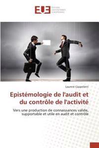 Epistémologie de l'audit et du contrôle de l'activité