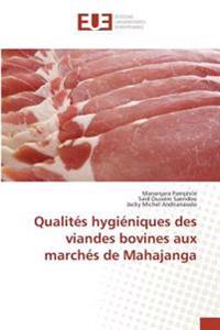Qualités hygiéniques des viandes bovines aux marchés de Mahajanga