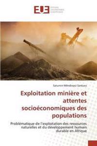 Exploitation minière et attentes socioéconomiques des populations
