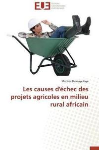 Les Causes d'?chec Des Projets Agricoles En Milieu Rural Africain
