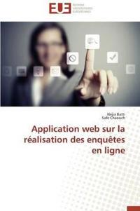Application web sur la réalisation des enquêtes en ligne
