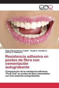 Resistencia adhesiva en postes de fibra con cementación autograbante
