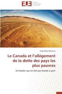 Le Canada et l'allégement de la dette des pays les plus pauvres