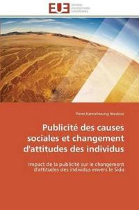 Publicité des causes sociales et changement d'attitudes des individus