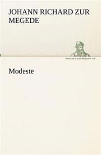 Kirjan kansi "Modeste"