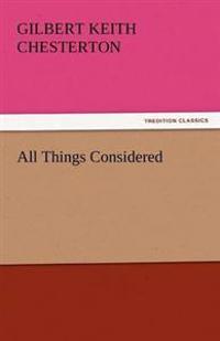 Bokomslag för "All Things Considered"