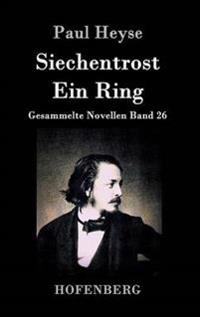 Kirjan kansi "Siechentrost / Ein Ring"
