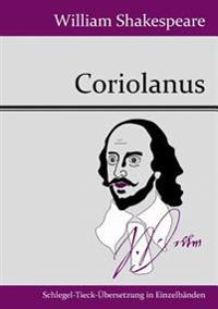 Kirjan kansi "Coriolanus"