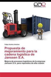 Propuesta de mejoramiento para la cadena logística de Janssen S.A.