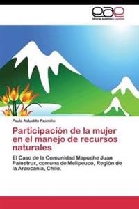 Participación de la mujer en el manejo de recursos naturales