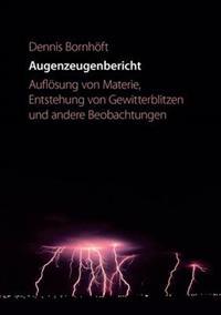 Augenzeugenbericht. Auflösung von Materie ...