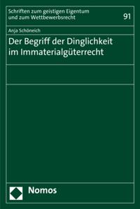 Schriften zum geistigen Eigentum und zum Wettbewerbsrecht