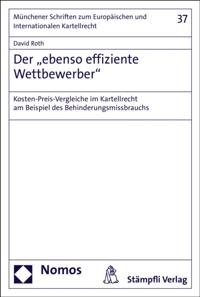 Münchener Schr.z.Europäischen u.Internationalen Kartellrecht