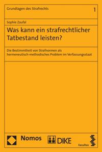 Grundlagen des Strafrechts