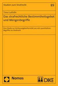Studien zum Strafrecht
