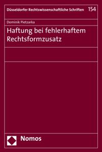 Düsseldorfer Rechtswissenschaftliche Schriften