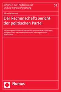 Schriften zum Parteienrecht und zur Parteienforschung
