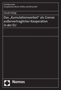 Schriftenreihe Europäisches Recht, Politik und Wirtschaft