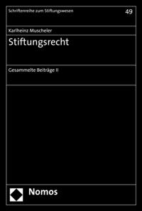 Schriftenreihe zum Stiftungswesen