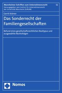 Mannheimer Schriften zum Unternehmensrecht