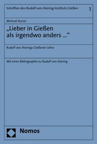 Schriften des Rudolf-von-Jhering-Instituts Gießen