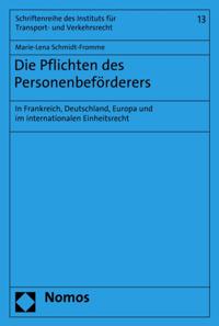 Schriftenreihe des Instituts für Transport- und Verkehrsrecht