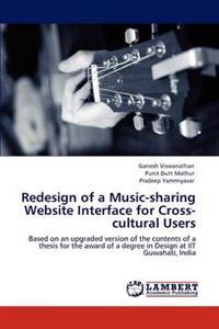 Redesign of a Music-sharing Website Interface for Cross-cultural Users