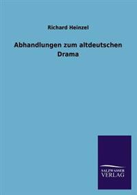 Kirjan kansi "Abhandlungen zum Altdeutschen Drama"