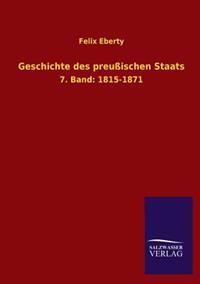 Geschichte Des Preussischen Staats