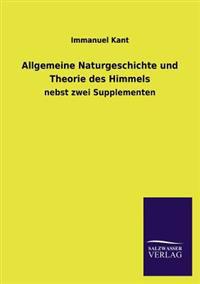 Kirjan kansi "Allgemeine Naturgeschichte Und Theorie Des Himmels"