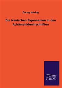 Kirjan kansi "Die iranischen Eigennamen in den Achämenideninschriften"