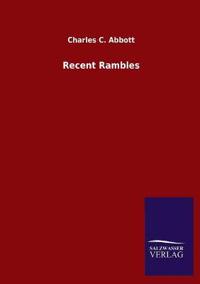 Kirjan kansi "Recent Rambles"
