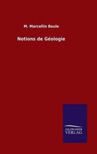 Notions de Géologie