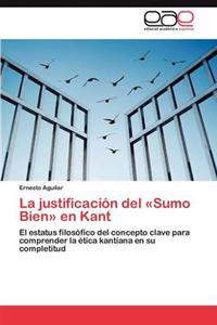 La justificación del Sumo Bien en Kant