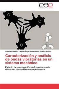 Caracterización y análisis de ondas vibratorias en un sistema mecánico