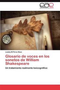Glosario de voces en los sonetos de William Shakespeare