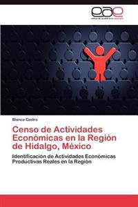 Censo de Actividades Económicas en la Región de Hidalgo, México