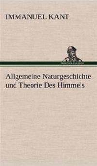 Kirjan kansi "Allgemeine Naturgeschichte Und Theorie Des Himmels"