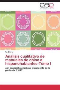Análisis cualitativo de manuales de chino a hispanohablantes-Tomo I