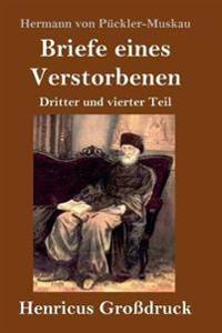 Bokomslag för "Briefe eines Verstorbenen (Großdruck)"